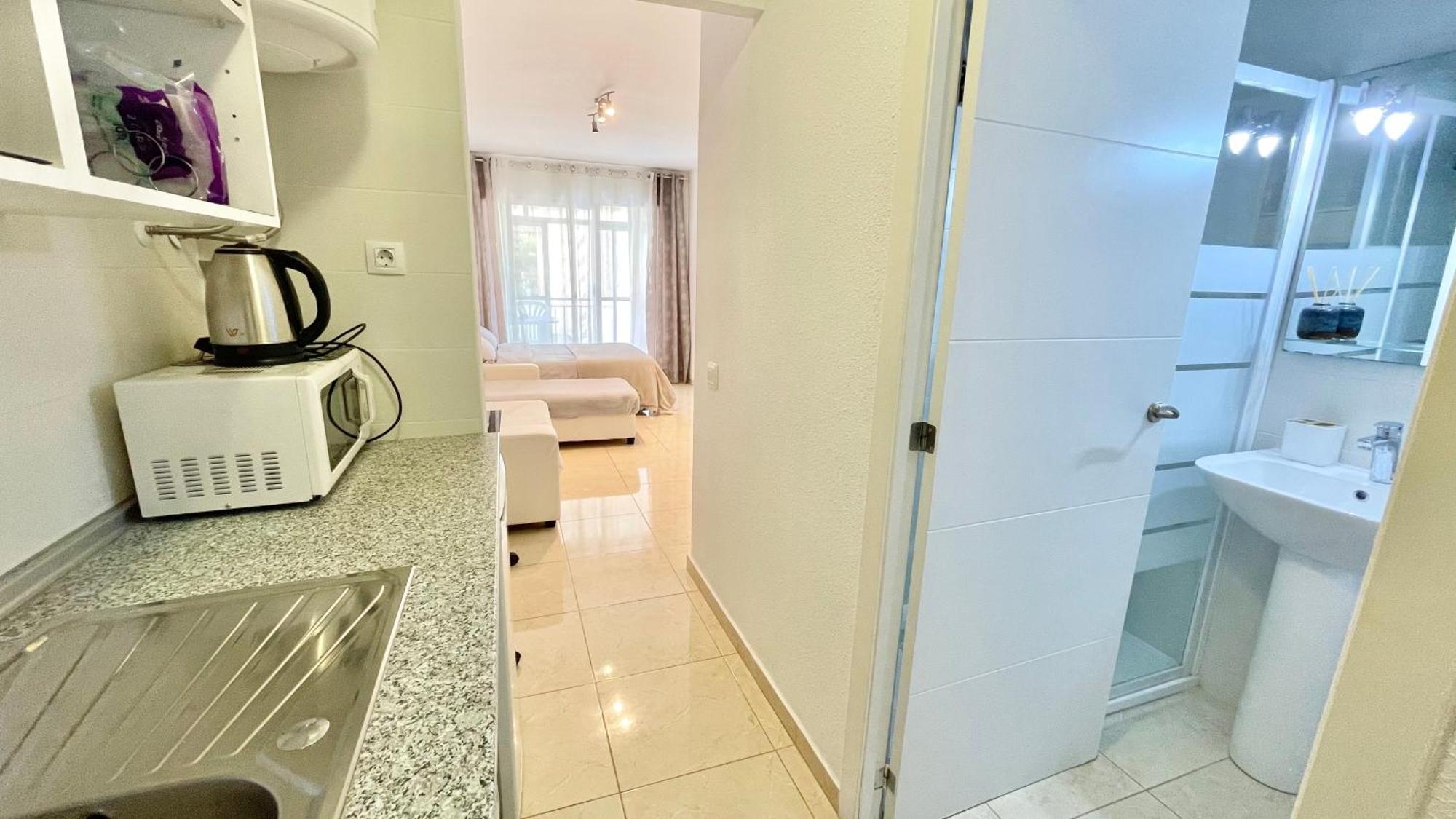 Beach Studio Apartment Hannibal La Cala Finestrat Бенидорм Екстериор снимка